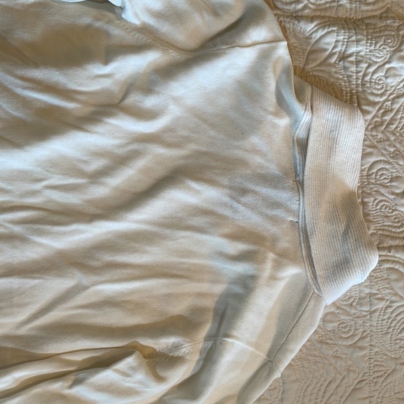 Jeanne Pierre 3/4 Sleeve Sweater, Cream, Medium NWT - Picture 9 of 10